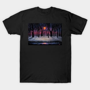 Misty Night - Dismal Moon T-Shirt